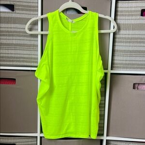 RACHEL Rachel Roy Neon Yellow Sleeveless Tank Top